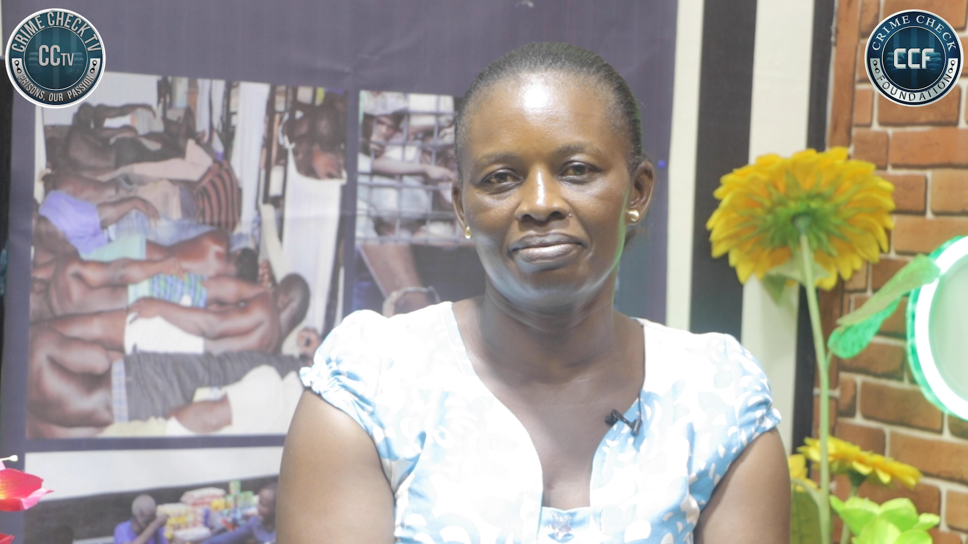 44 year old recidivist, Selina Mensah sheds tears as Crime Check Foundation CCF through its Ex-convicts Reintegration project supports her to start a business.