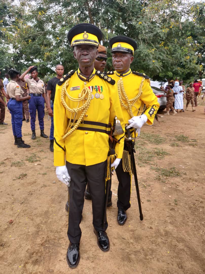 Outgoing Officer-In-Charge of the Awutu Camp Prison, ADP Williams Thomas Anaman