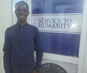 Francis Ayawui is now a graduate of University of Ghana